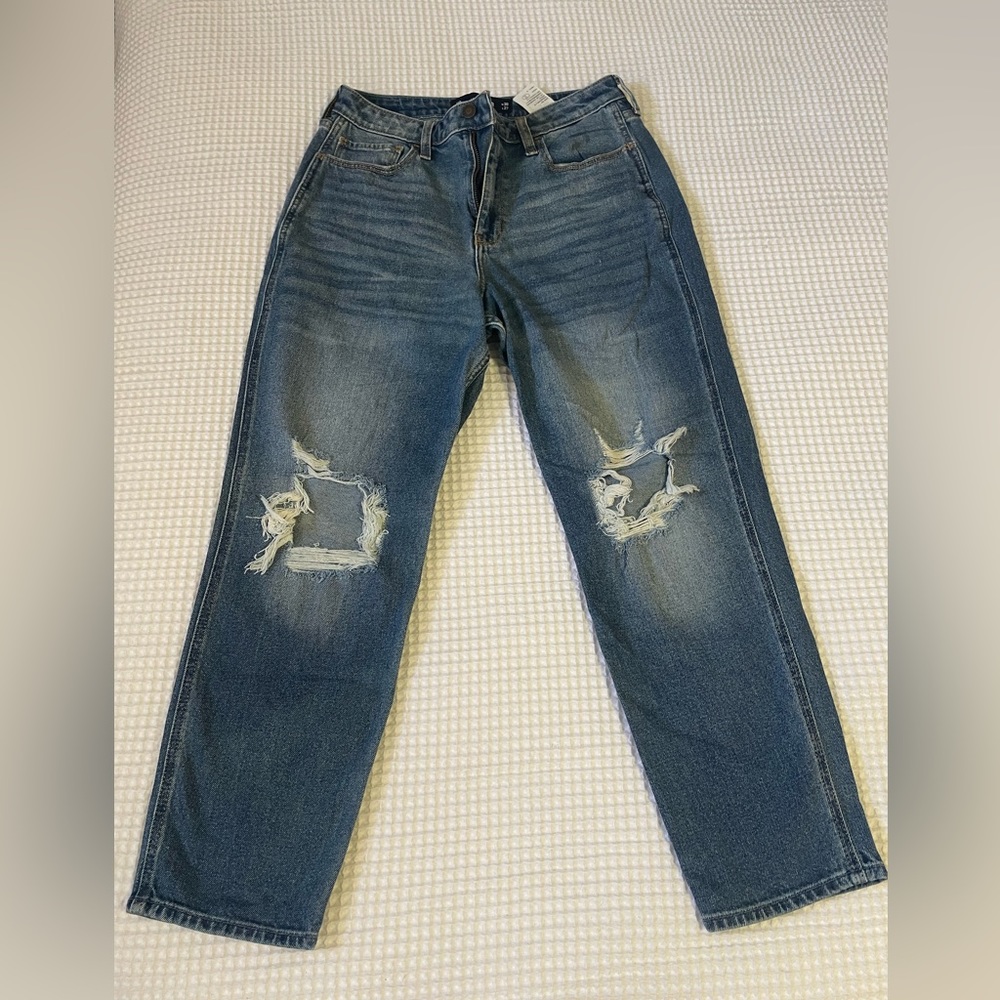 Like New Hollister Mom Jean - Size 11R, medium blue